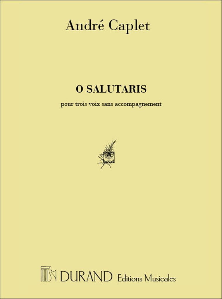 O Salutaris, A Trois Voix Sans Accompagnement